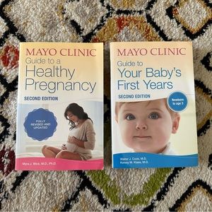 Mayo Clinic Pregnancy and Baby Books - Like New!